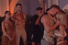 beso oriana y raimundo - ganar o servir - gala