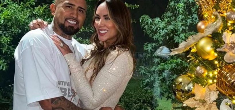 Arturo Vidal y Sonia Isaza.