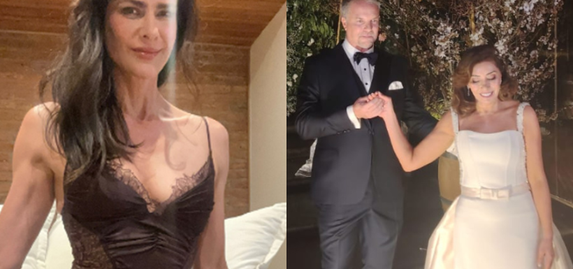 tonka tomicic en matrimonio de carmen gloria arroyo y bernardo borgeat