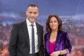 iván núñez y constanza santa maria, periodistas de tvn