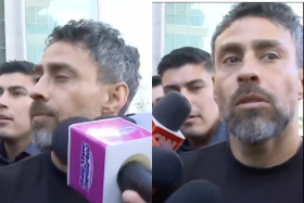 Jorge Valdivia en centro de justicia