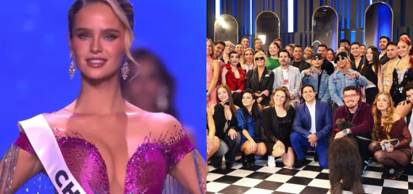 Ina Moll con pareja de fiebre de baile