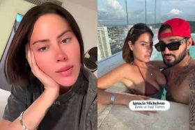 Ignacia Michelson y expareja Asaf