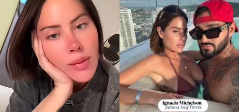 Ignacia Michelson y expareja Asaf