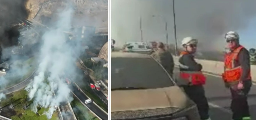 periodista de mega, explosión renca