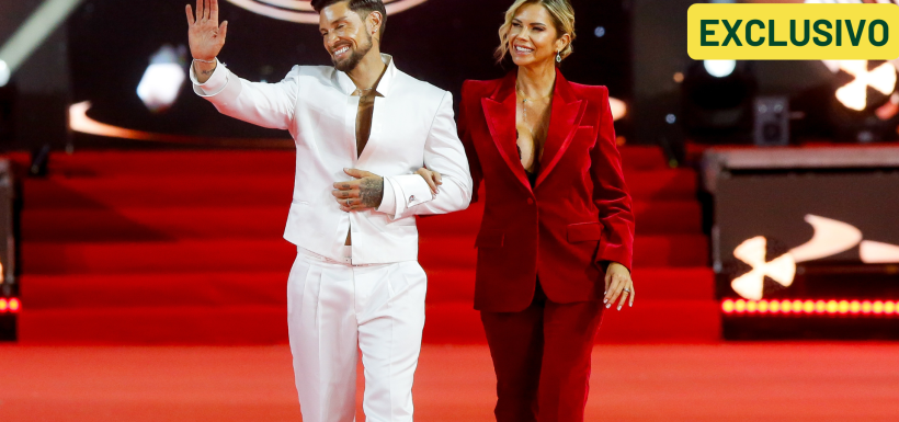 luis mateucci y carla ochoa en la gala del festival de viña 2026