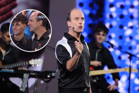 stefan kramer y su hijo Santiago en el Festival de Viña 2026