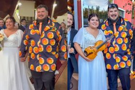 VIDEO | ¡Con tremendo look! Así fue la espectacular boda de ensueño de Otakin con la madre de su hija