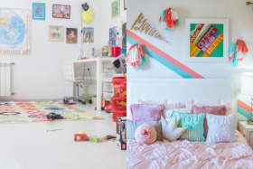 ¿Cómo decorar los dormitorios de niños pequeños para que al crecer no queden fuera de moda?